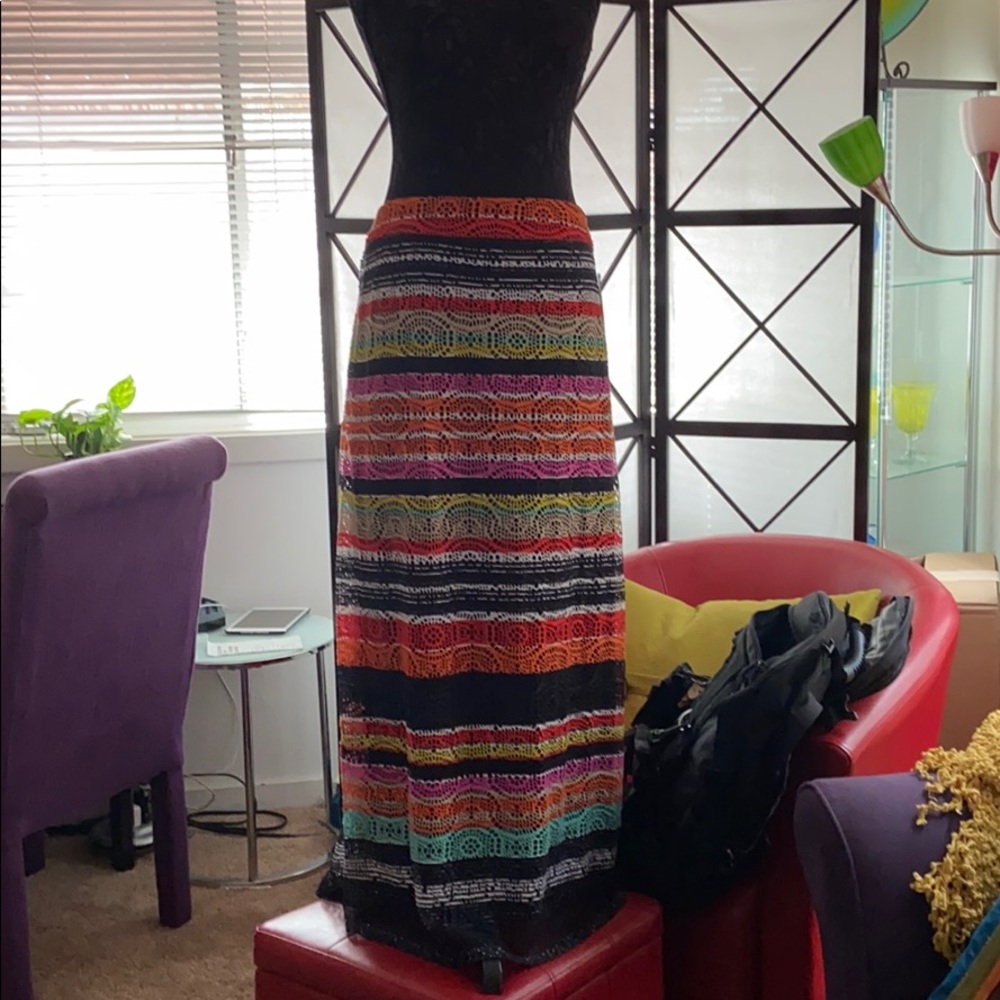 Soho long maxi skirt